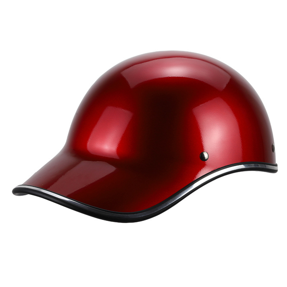Open Face Motorcycle Helmet Baseball Cap Half Helmets For Men Women Retro Helmet