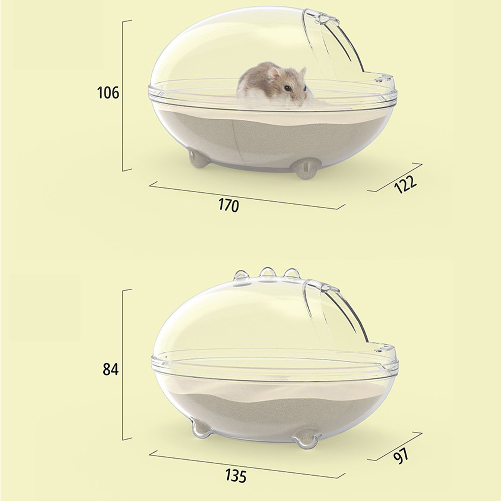 Title 8, Pet hamster transparente banheiro splashproof b...