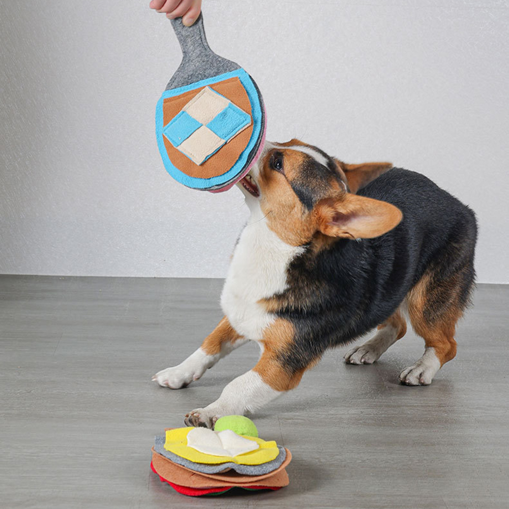 ペット テニス ラケット おもちゃ 犬 猫 パズル ゲーム サウンド トレーニング 隠し食べ物 おもちゃ 解凍おもちゃ