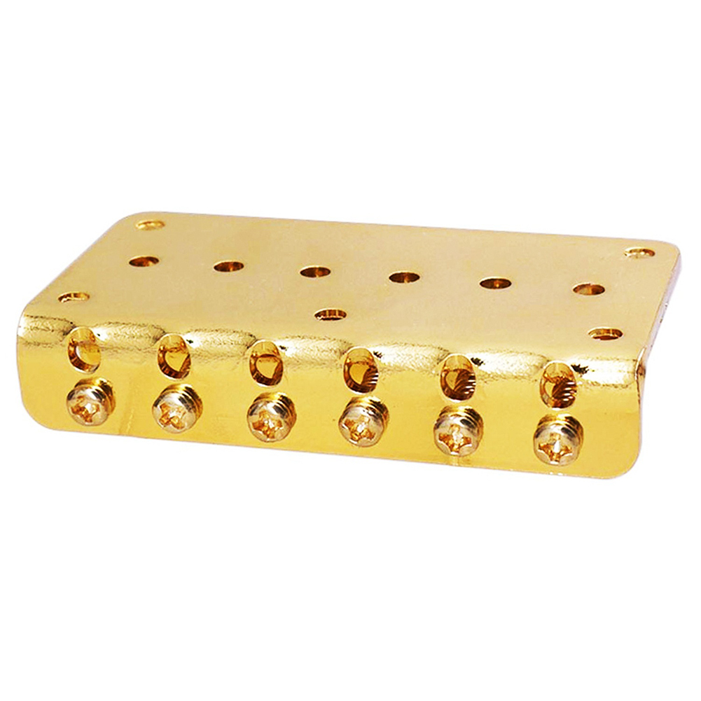 Description Picture 4 of item6-string 65mm Electric Guitar Hardtail Fixed Bridge Ball String Code Tail Pipe Top-load Bridge Compatible For Strat Tele