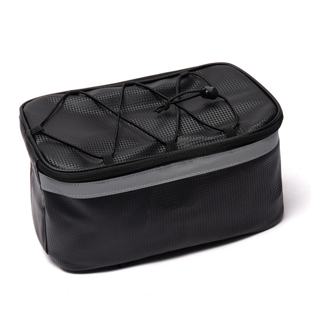 Description Picture 4 of itemElectric Bicycle Rear Seat Bag Waterproof Large Capacity Reflective Design Mountain Bike Pannier Bag  Accessories