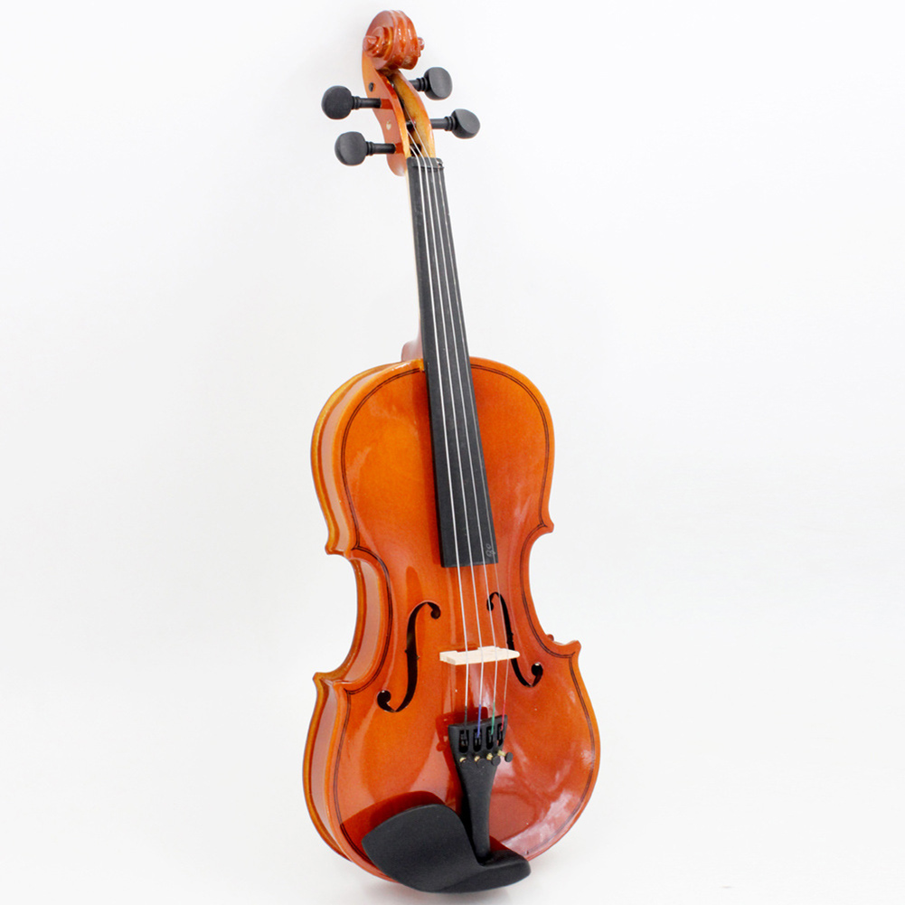 Title 10, 4/4 3/4 1/2 1/4 1/8 Basswood Violin With Bow Va...