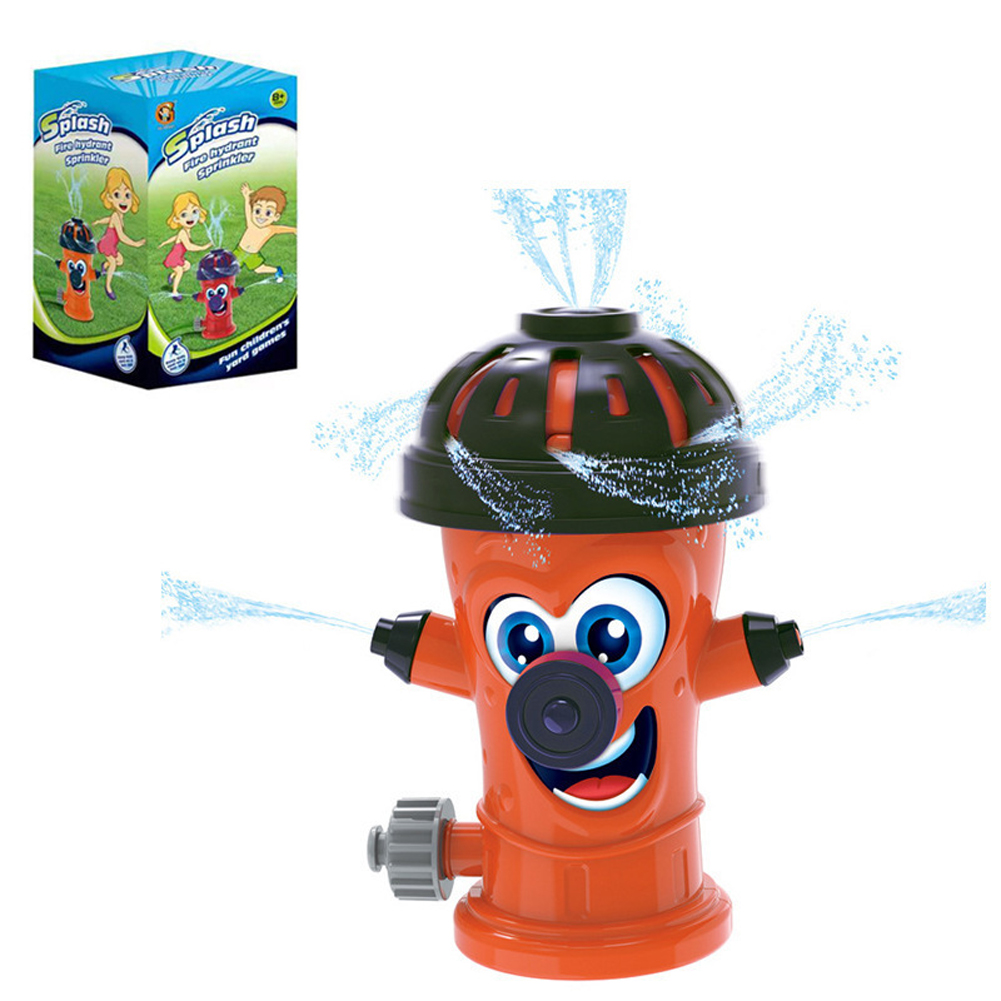 子供回転式スプリンクラー消火栓風呂のおもちゃ屋外水スプレーのおもちゃ少年少女のためのホリデーギフト