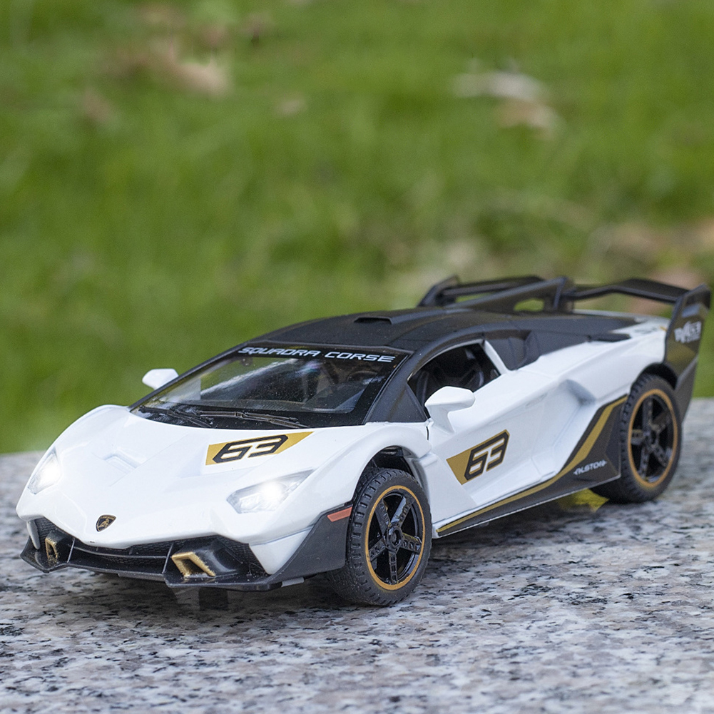 1:32 Lamborghini SC18 Alston Alloy Car Model Toy Sound Light Pull