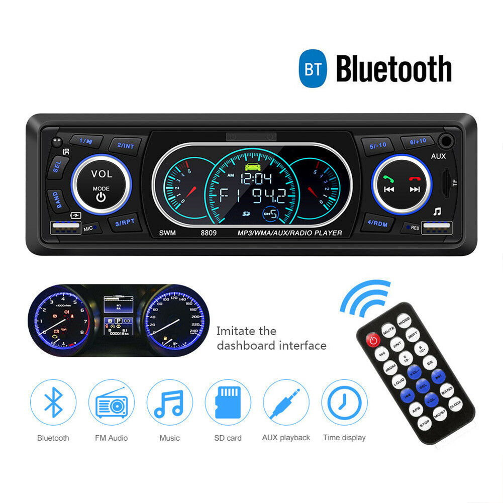 カー ラジオ MP3 プレーヤー Bluetooth 対応ハンズフリー カード U ディスク統合型 Usb Aux イン オーディオ ラジオ
