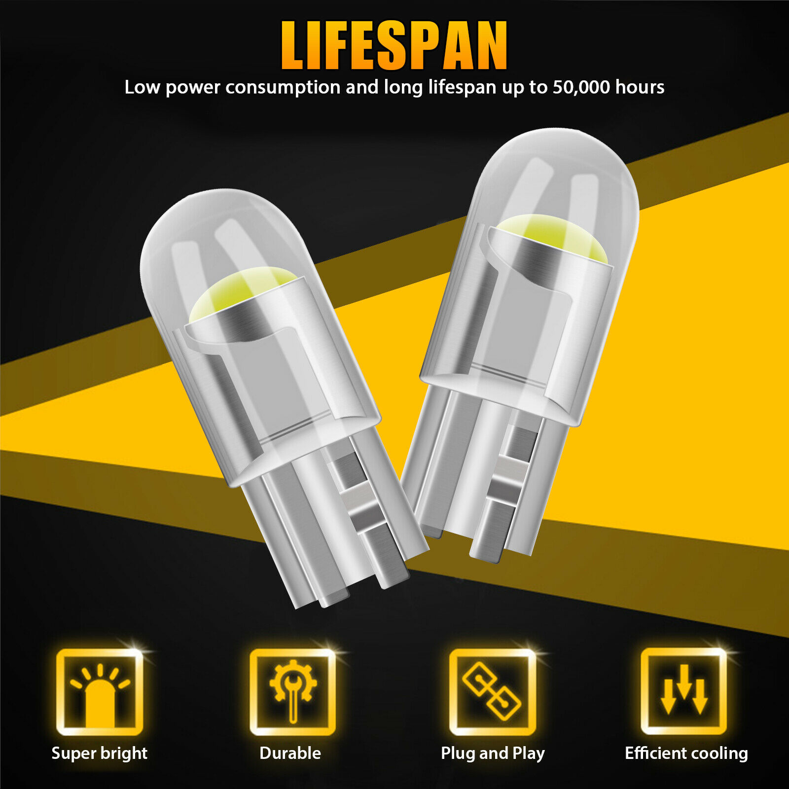 Kidlove%2020%20Pcs%20T10%20Led%20Light%20Full%20Light-transmitting%20Width%20Lamp%20License%20Plate%20Lights%20Cob%20Bulb%20Modification%20Accessories%20color:full%20light%20transmission%20-%20Image%203