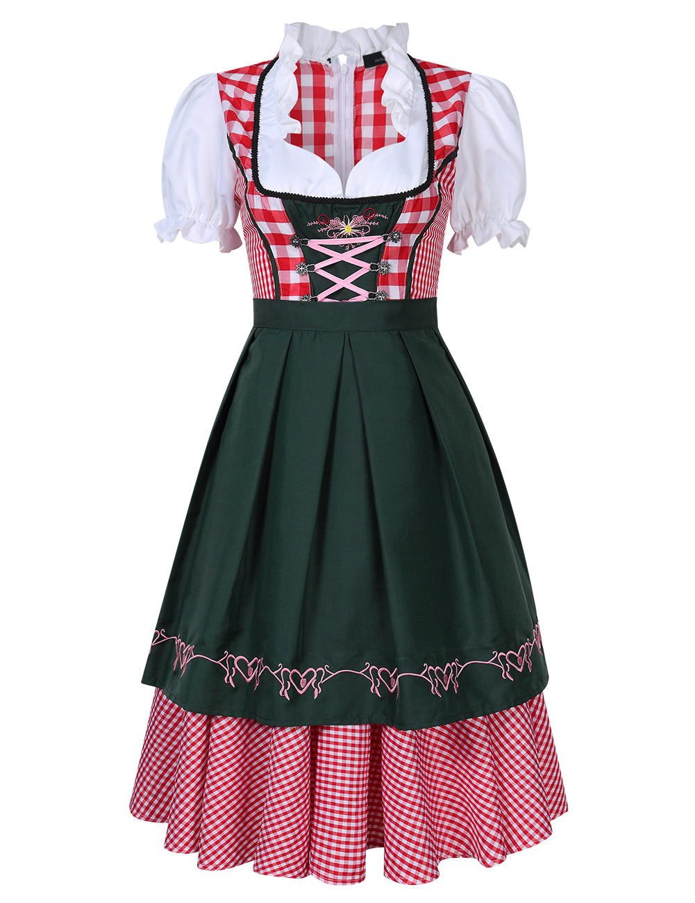 USA German Beer Girl Costume Dress Bar Maid for Bavarian Wench ...
