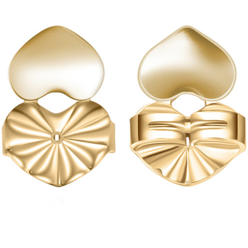 Lifters Gold Silver Pierced Ear Lobe Earrings Backs Lift Support Lifters Gold Silver Pierced Ear Lobe Earrings Backs