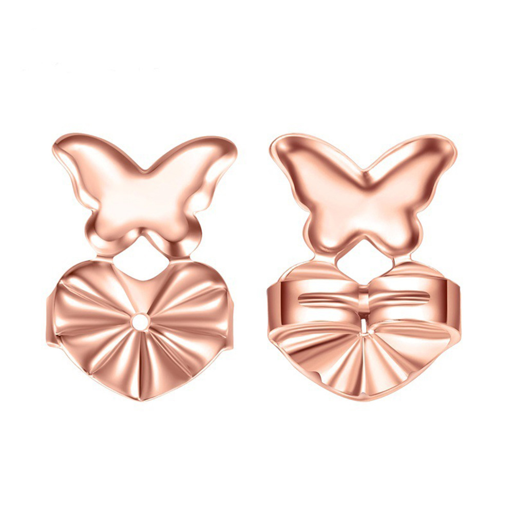 Lifters Gold Silver Pierced Ear Lobe Earrings Backs Lift Support Lifters Gold Silver Pierced Ear Lobe Earrings Backs