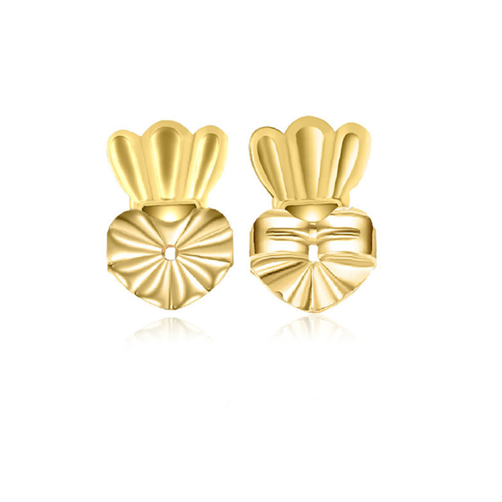 Lifters Gold Silver Pierced Ear Lobe Earrings Backs Lift Support Lifters Gold Silver Pierced Ear Lobe Earrings Backs