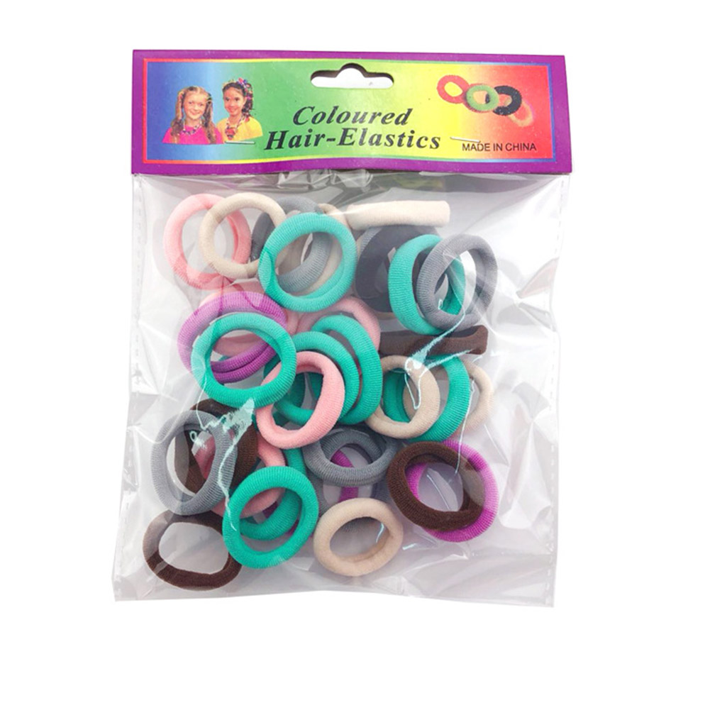 Buy Fashion Elastic Seamless Hair Rings Set Simple Kids Girls