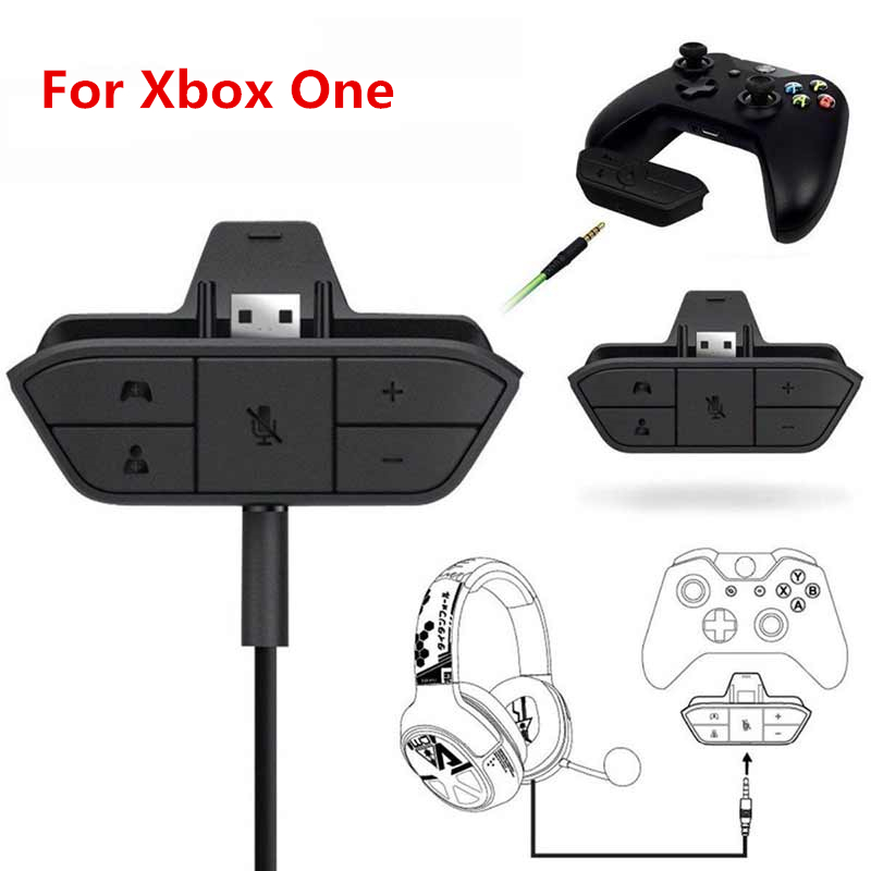 Stereo Headset Headphone Audio Game Adapter For Microsoft Xbox One