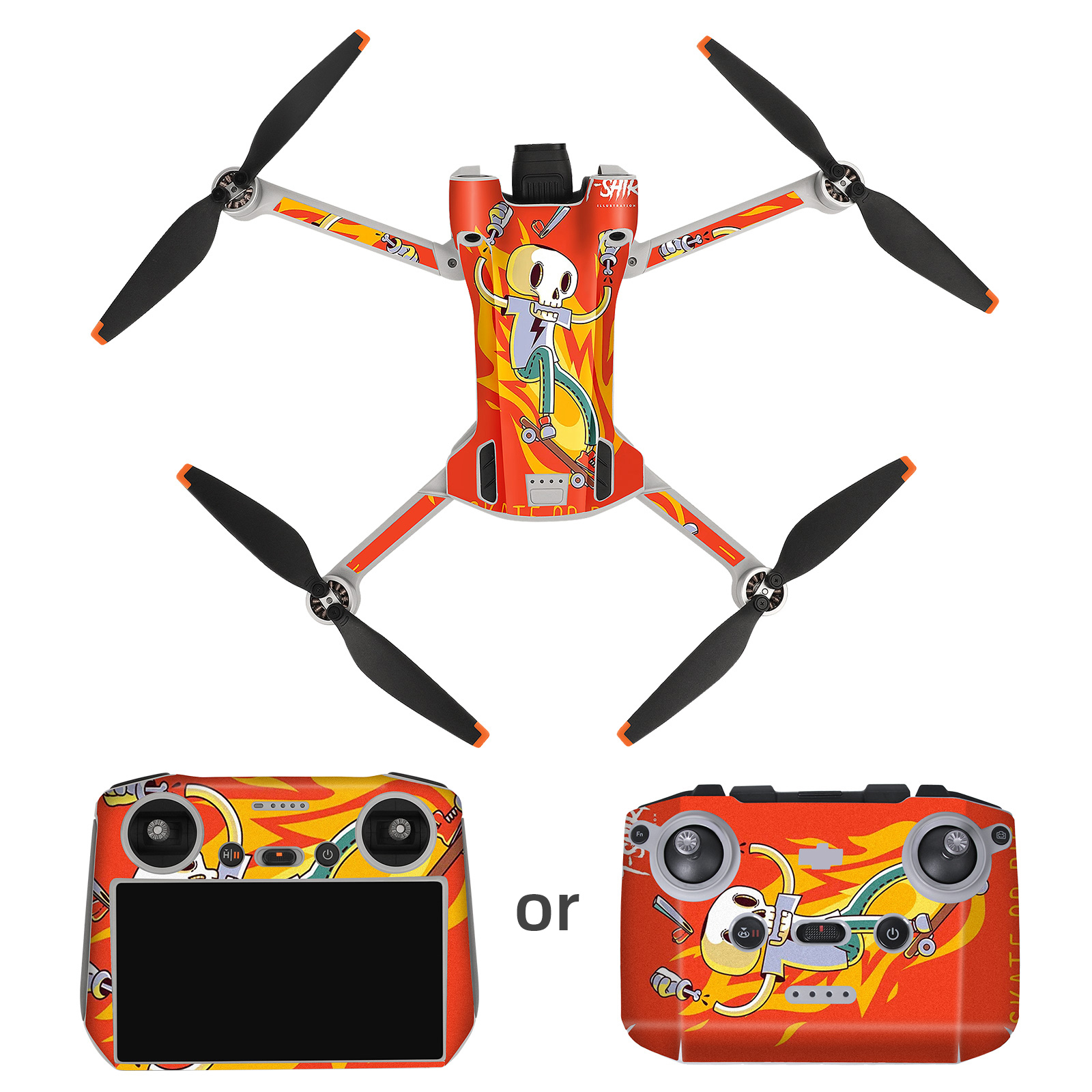 Kit Autocollant De Protection Pour DJI Mini 3 Pro - Film DIY Anti-rayures Et Imperméable