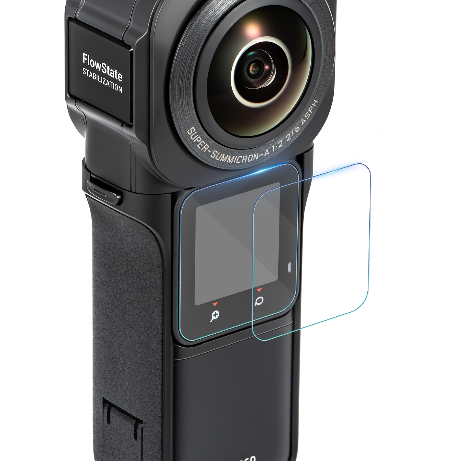 Insta360 One Rsパノラマカメラと互換性のある強化ガラスフィルムスクラッチプルーフレンズスクリーンプロテクター