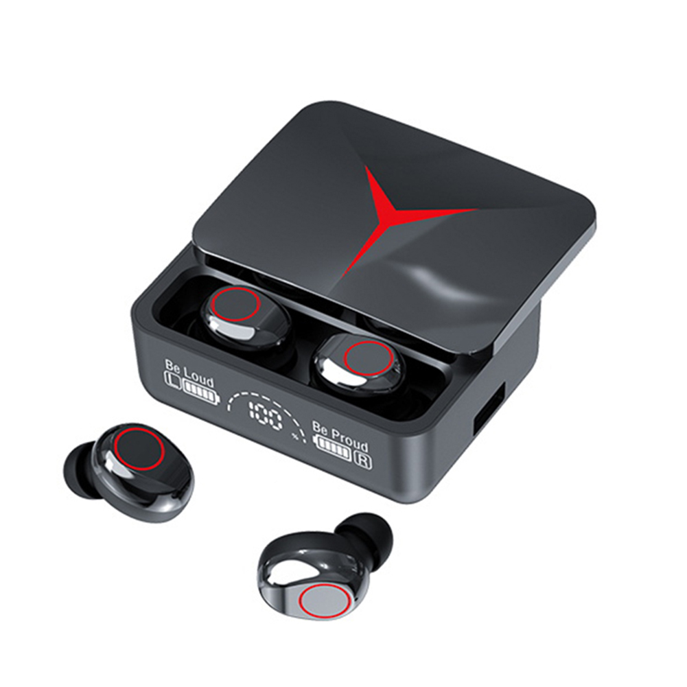 M90 Tws ワイヤレス Bluetooth 対応 5.3 ヘッドセット インイヤー デュアル コール パワー ディスプレイ タッチ スポーツ ヘッドフォン