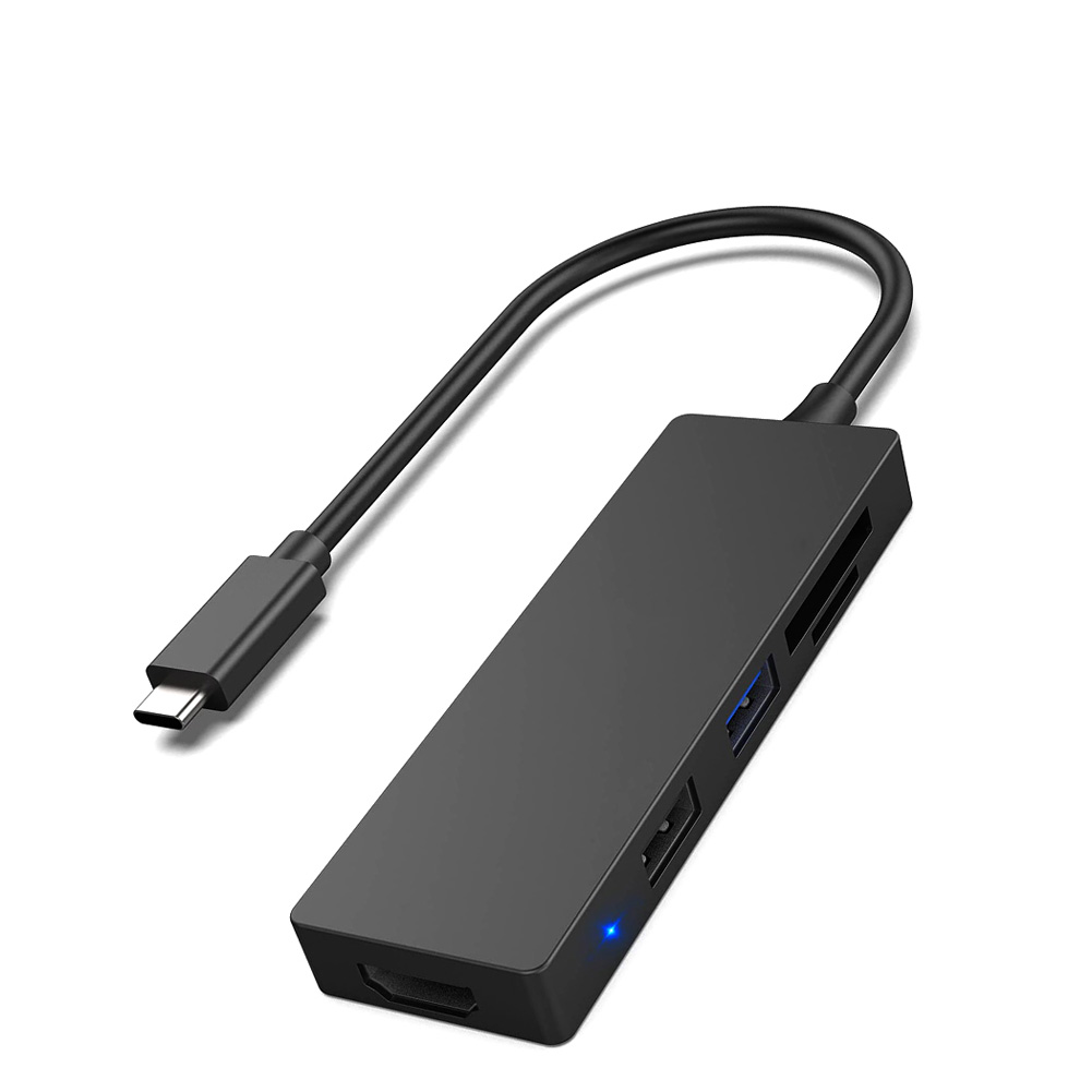 5-in-1 USB C ハブ Type-c と互換性のある Forhdmi 4k マルチポート アダプター USB2.0/3.0 互換性のある Forhdmi カード リーダー