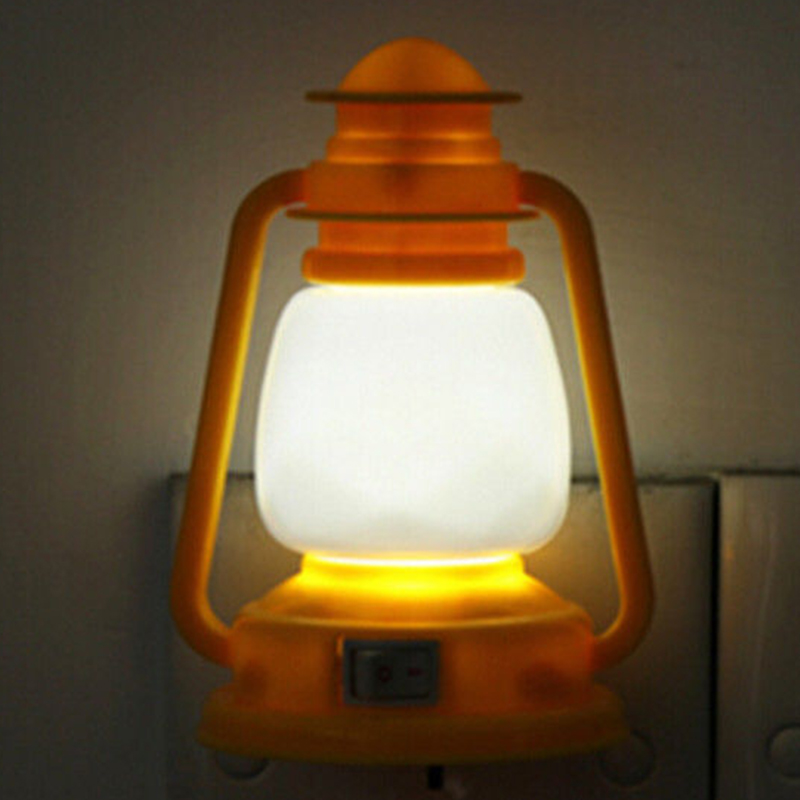 Plug In Led Switch Vintage Lantern Night Light Moonlight Wall Lamp Plug In Led Switch Vintage Lantern Night Light