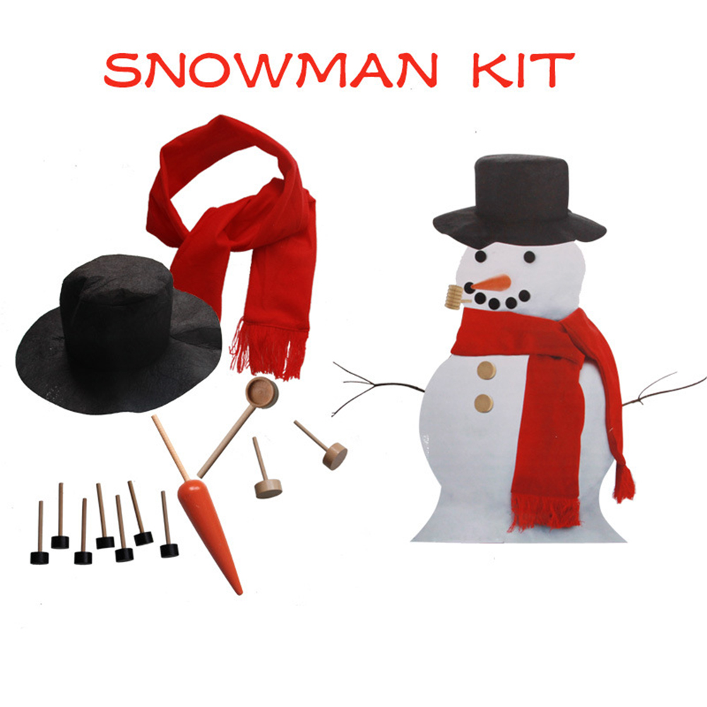Snowman Dressed up Kit  For DIY  Home Christmas  New Year 
