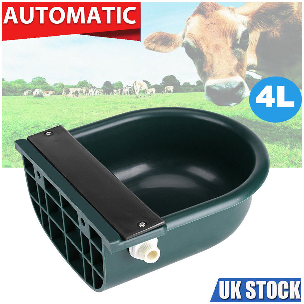 4l Large Automatic Bowl Water Trough Drinker For Horse Sheep Dogs