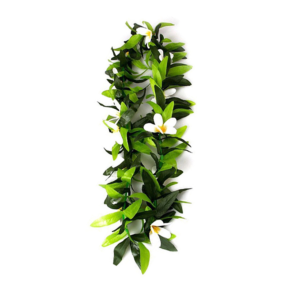 Artificial Tropical Leaves Skirt & Wreath Garland for Hawaii Beach