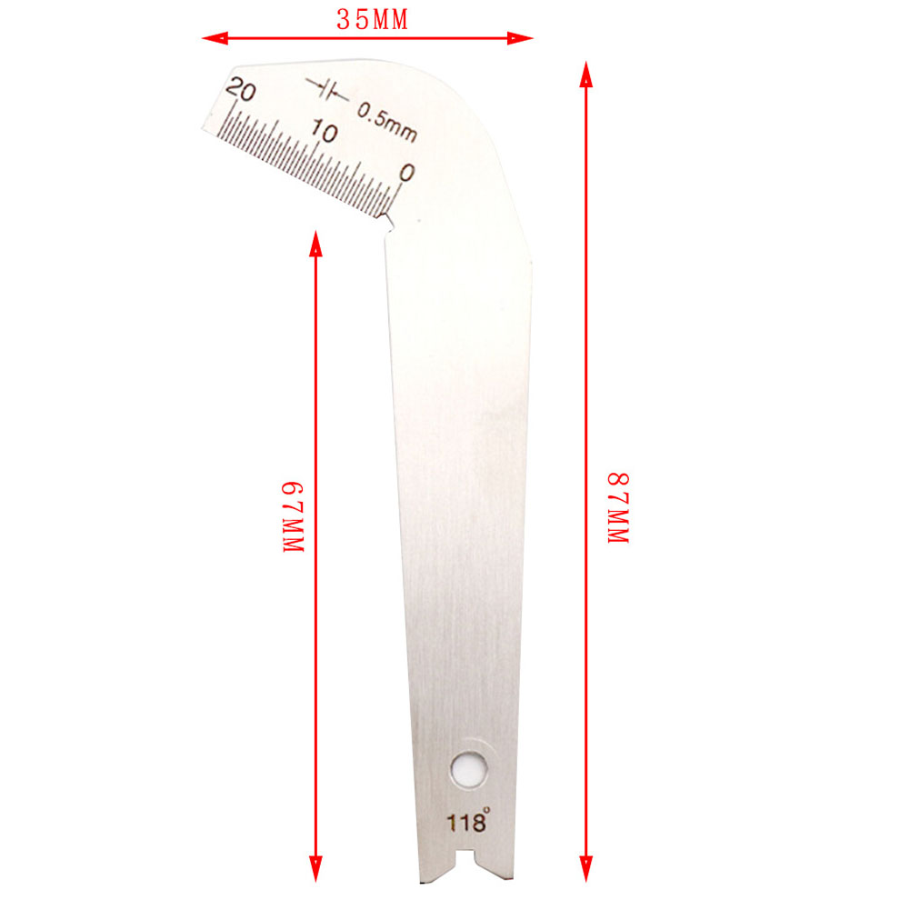 118 Degree Twist Drill Bits Angle Gage Grinding Center Gauge Sharpening Tool eBay