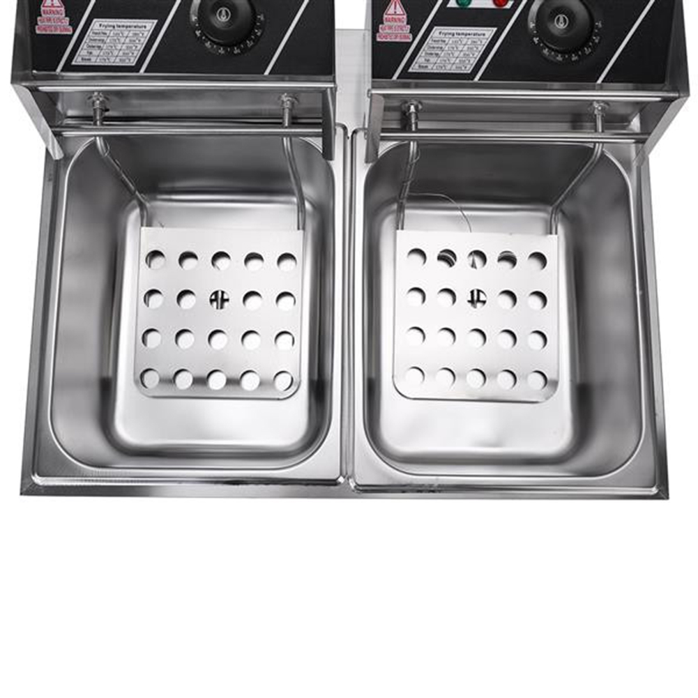 Title 12, Electric Commercial Deep Fryer With Double Bask...