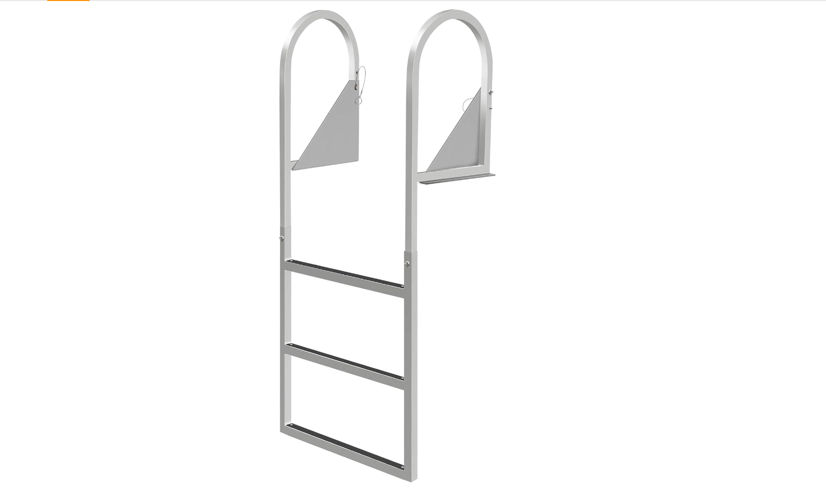 3/4/5Steps Removable handrail Ladder, 500lbs Capacity, Nonslip, for Lake/Pool/RV - Picture 15 of 16