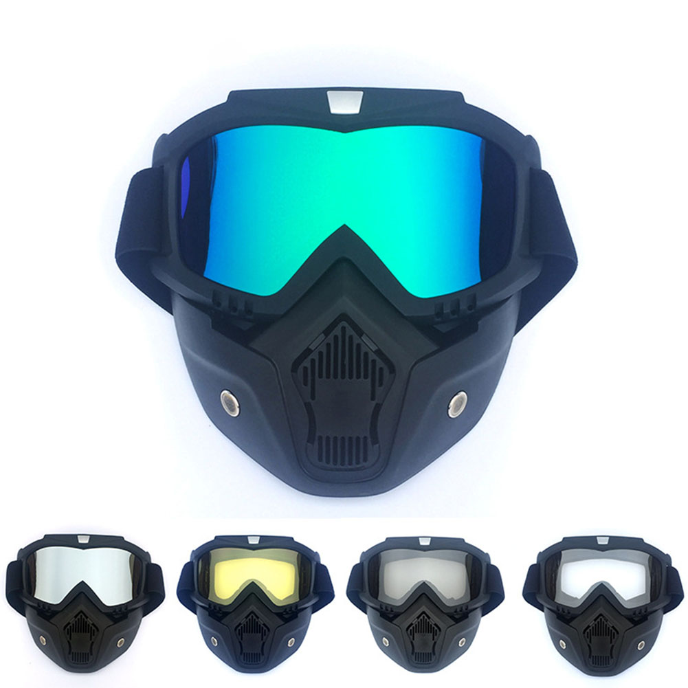Winter Snow Sport Full Face Shield Mask Goggles Ski Snowboard Snowmobile Glasses