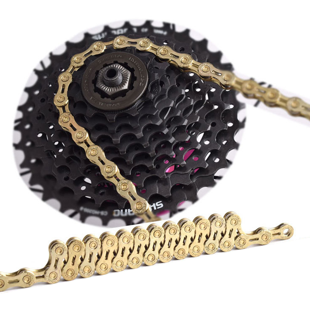 10 Speed Bicycle Chain Mountain Bike Road Cycle MTB Chain Hollow 116 Links