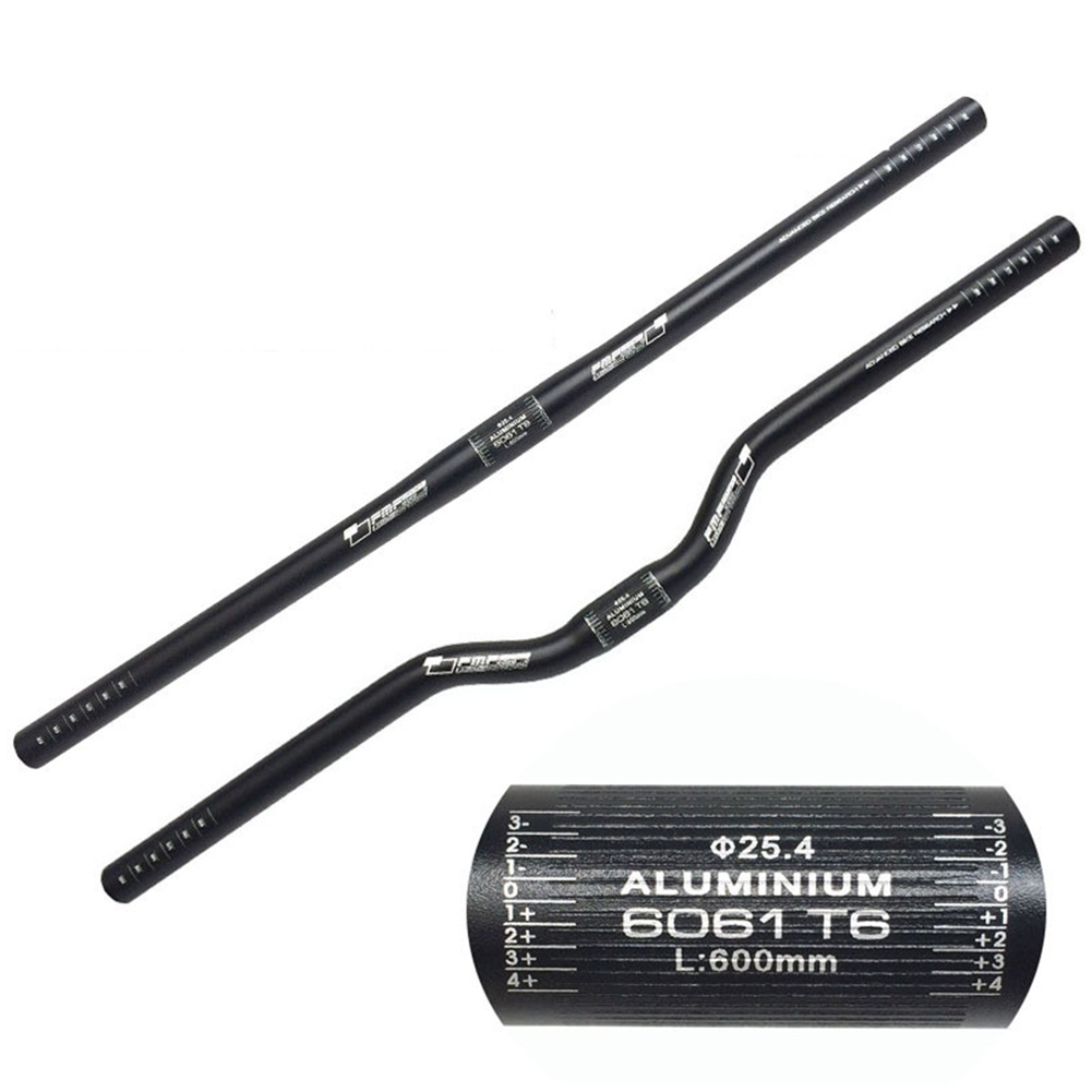 MTB Mountain Bike Bicycle Aluminum Alloy Riser Handlebar 25.4*600mm