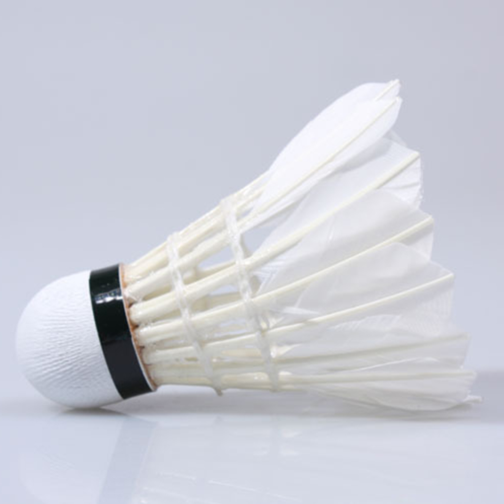 12Pcs White Badminton Plastic Shuttlecocks Indoor Outdoor Gym SportALJOMKUK 
