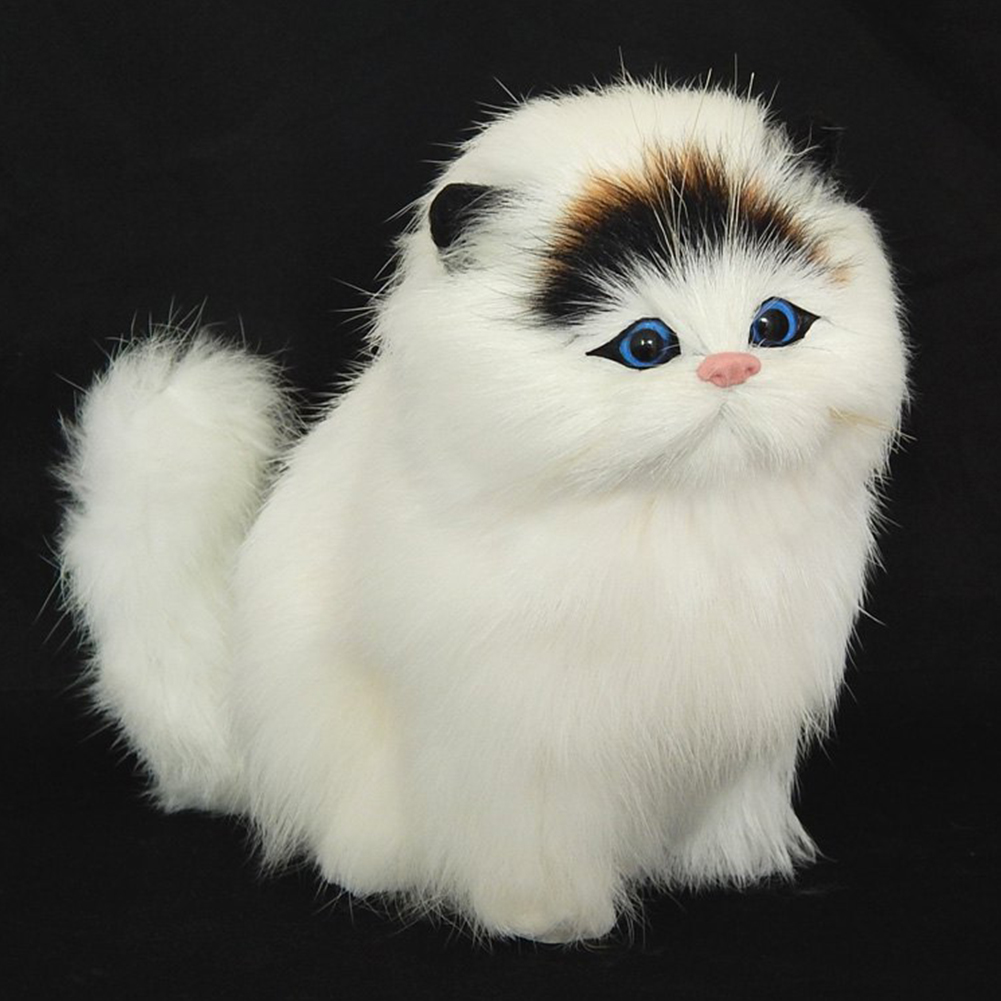 Electronic Pet Cat Doll Simulation Animals Toy with Sound Cute Pet Toy Model - Picture 13 of 13