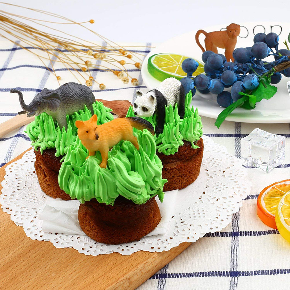 Tierfiguren 53 Stücke Mini-Spielzeug Geschenkset Dschungel-Tieren Tierwelt DE