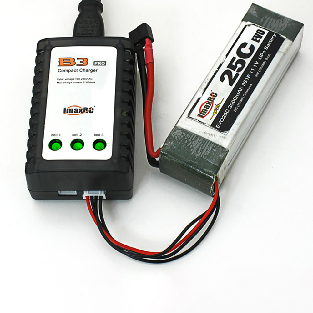 B3 LIPO Battery Charger 7.4v 11.1v 2s 3s Cells for RC LiPo US Plug USA