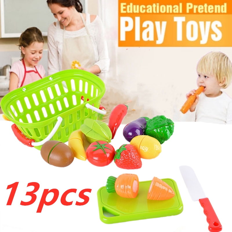 fruit cutting toy set amazon