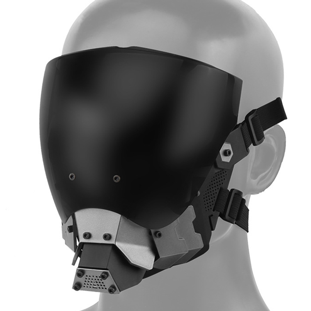 WOSPORT 戦術的なハーフフェイスマスクオートバイ乗馬顔保護コスプレアクセサリーペイントボールウォーゲーム