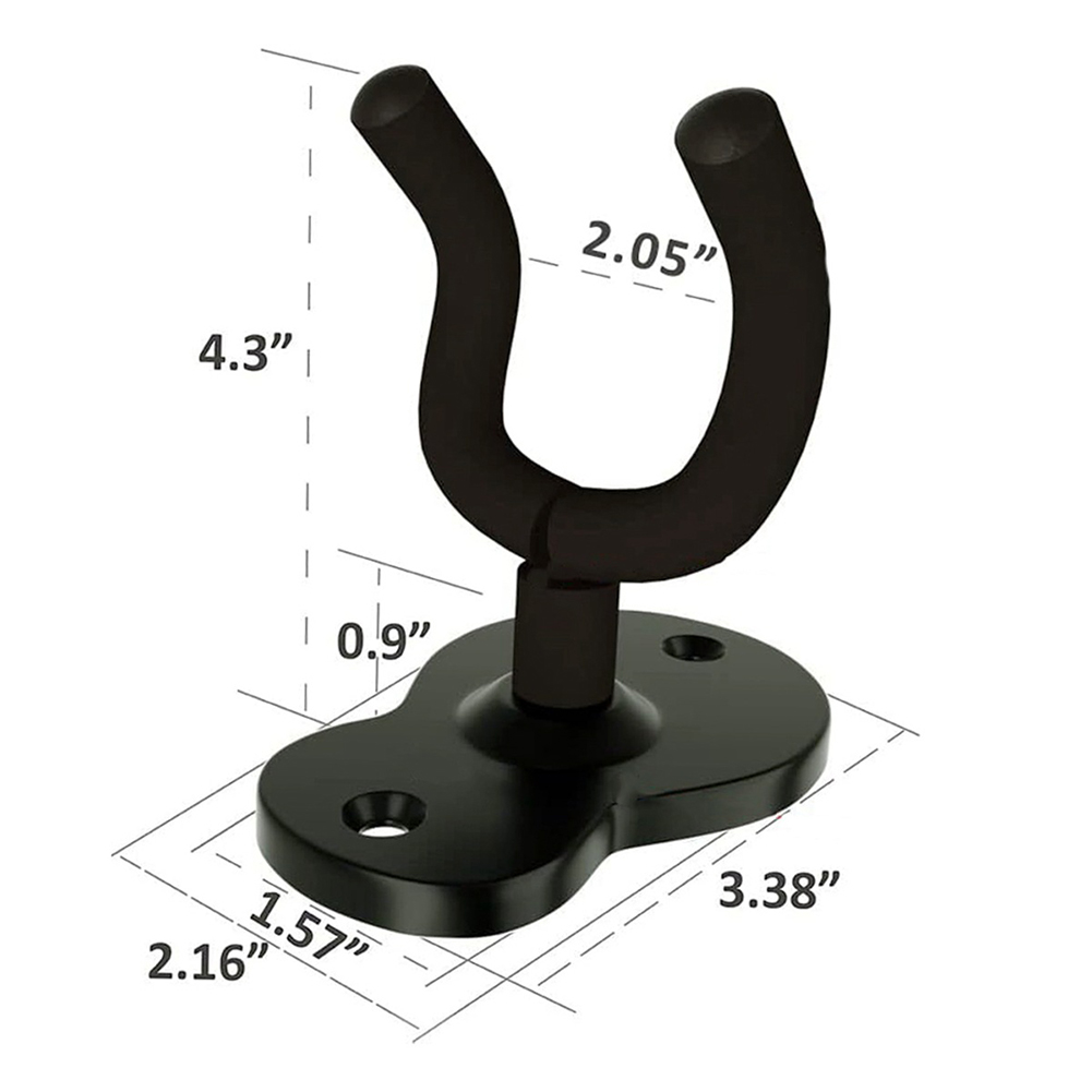 Description Picture 3 of itemGuitar Hanger Wall Mount Hooks Stand Musical Instrument Hook Holder Guitar Accessories for Acoustic Electric Bass Guitar Ukulele