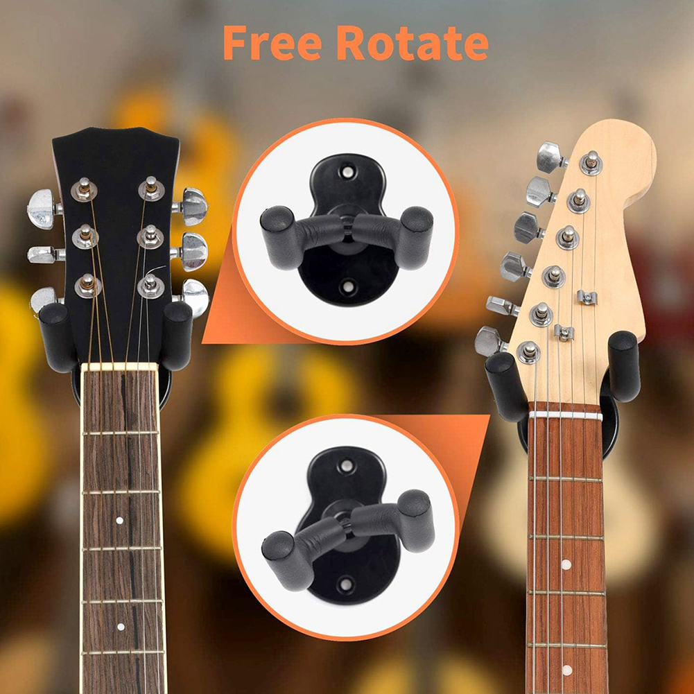 Description Picture 4 of itemGuitar Hanger Wall Mount Hooks Stand Musical Instrument Hook Holder Guitar Accessories for Acoustic Electric Bass Guitar Ukulele