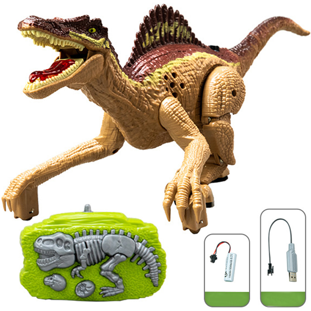 リモートコントロール恐竜のおもちゃ子供のための 2.4Ghz リアルなジュラ紀恐竜 RC ロボットのおもちゃライトサウンド付き誕生日プレゼン