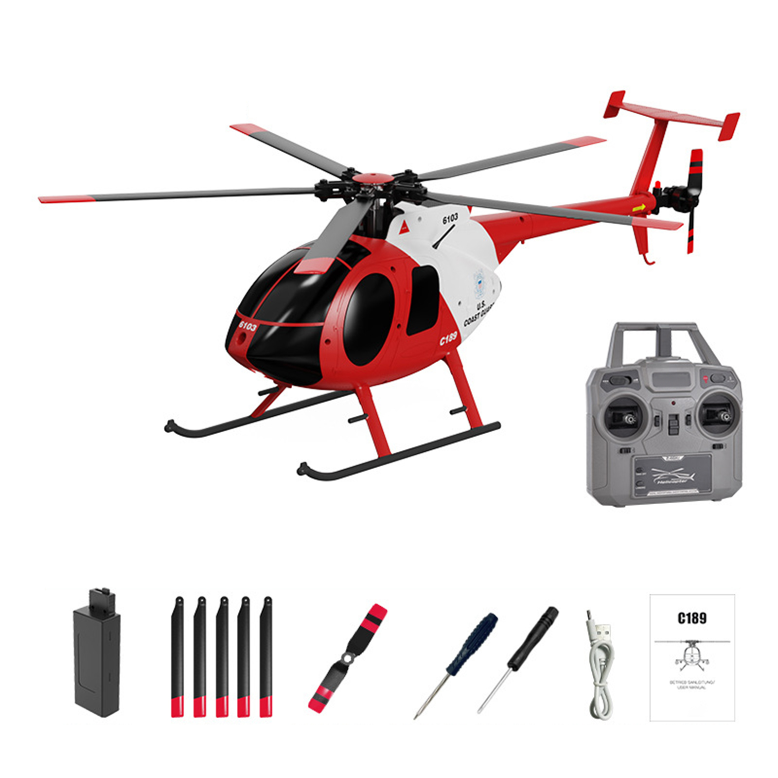 1:28 MD500 Rc ヘリコプター 2.4GHZ 6CH 6 シャフトジャイロリモコンドローンシミュレーションモデルのおもちゃ男の子の誕生日プレゼント