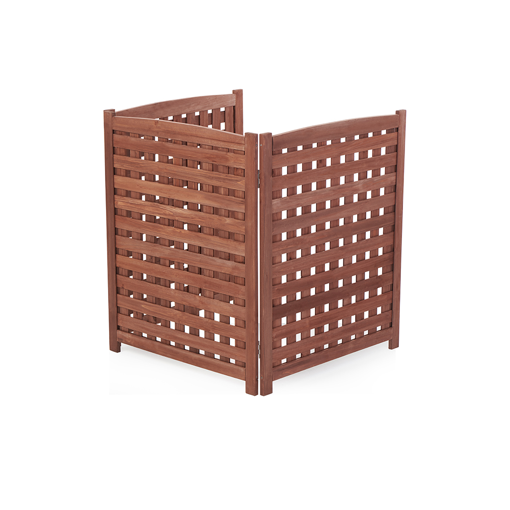 3 Panels Air Conditioner Trash Outdoor Patio Privacy Screen Enclosure Can Fence - Picture 11 of 11