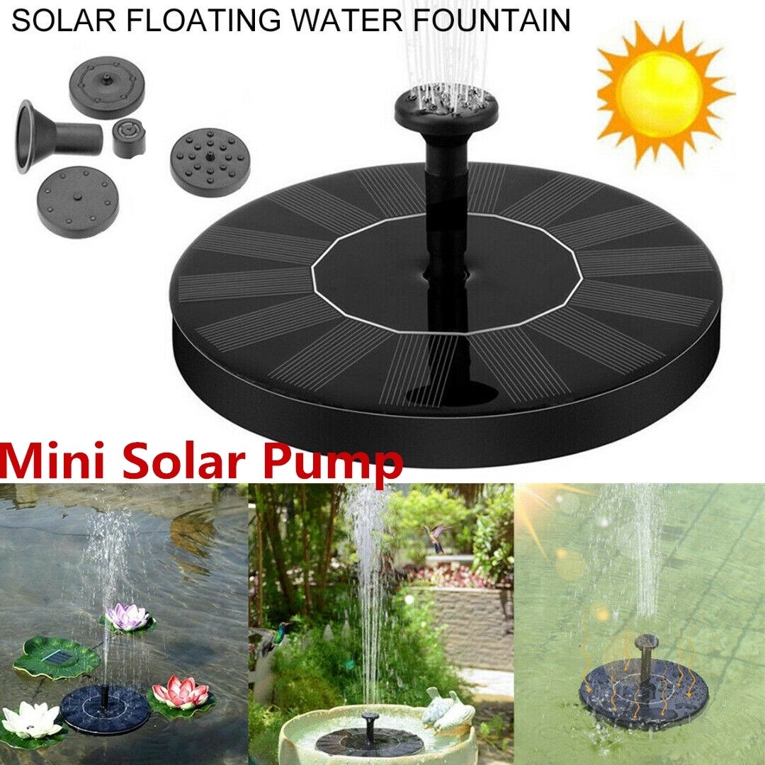 Ponds Water Features Uk Floating Solar Panel Power Water Pump Garden Pool Pond Aquarium Fountain A Garden Patio 5050 Pk