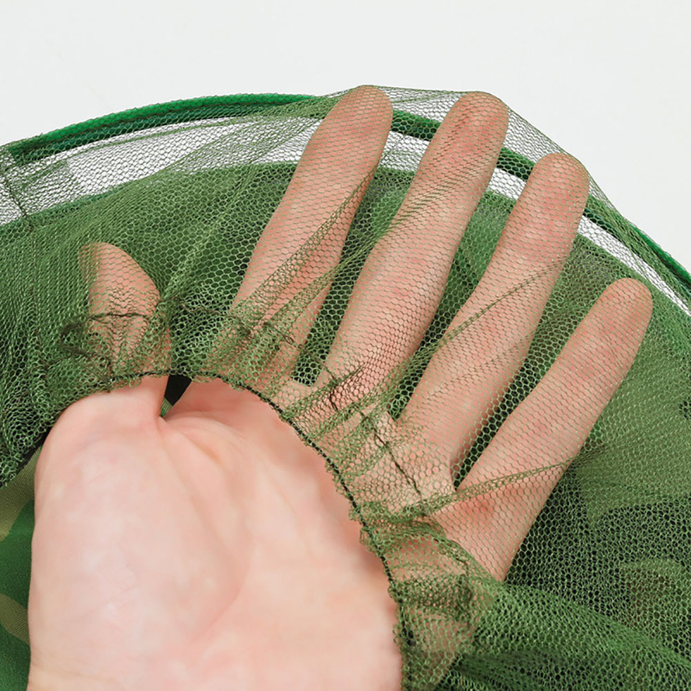 Description Picture 4 of itemCamouflage Anti-mosquito Hat With Head Net Mesh Bug Insect Fly Face Mask Outdoor Fishing Equipment