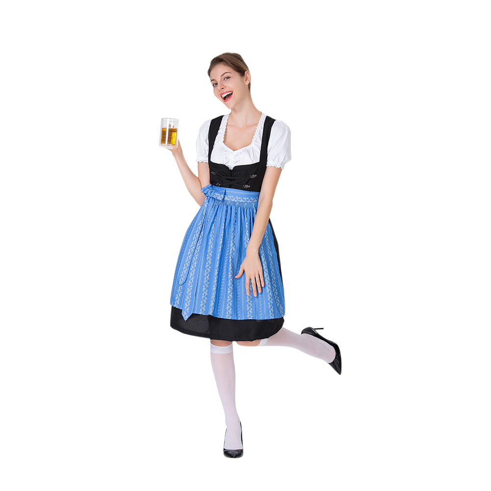 3 Piece Set Womens German Bavarian Trachten Oktoberfest Dirndls Dress