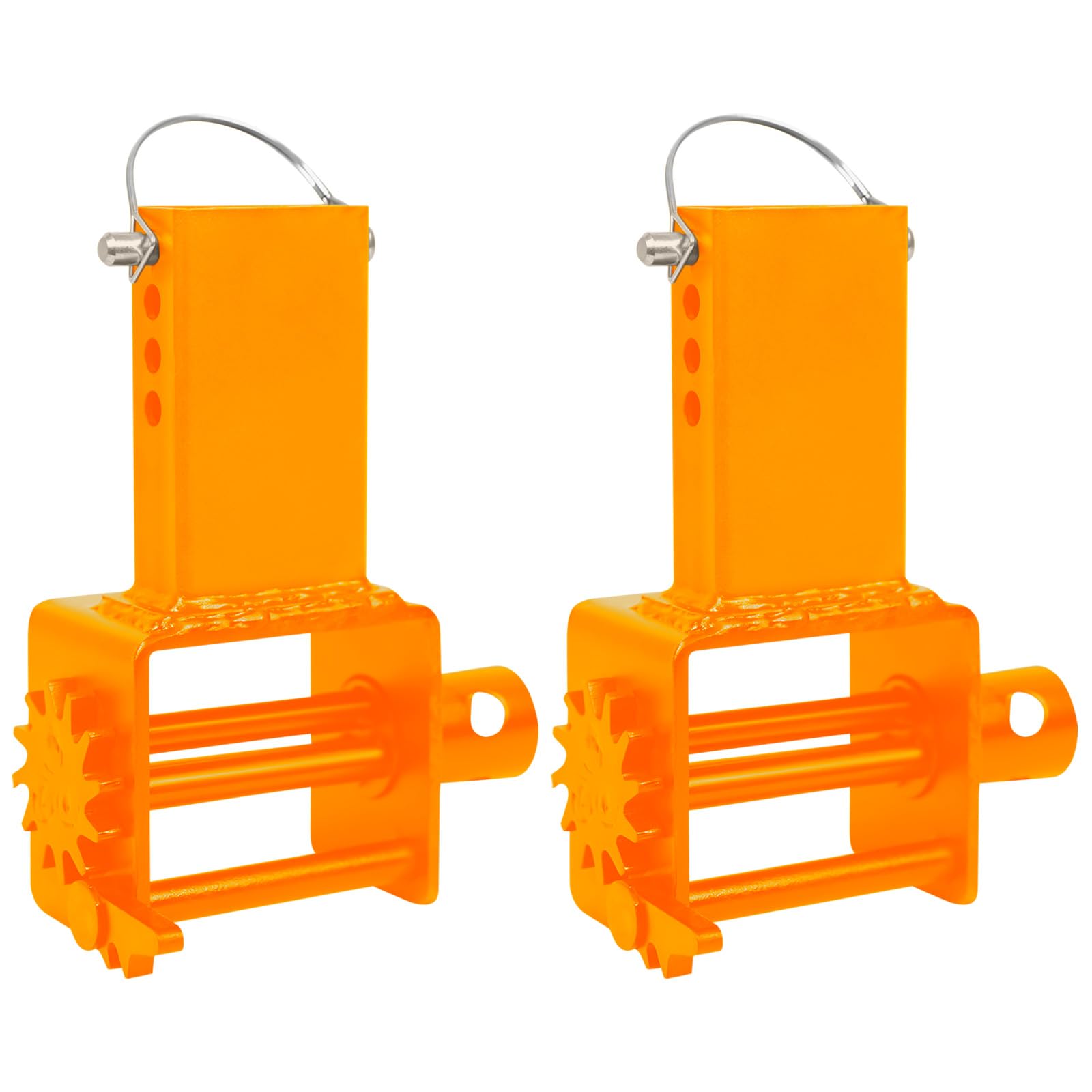 2Pcs Trailer Stake Pocket Winch Heavy Duty Flatbed Flatbed Tool W/ Standard Bar - Picture 14 of 14