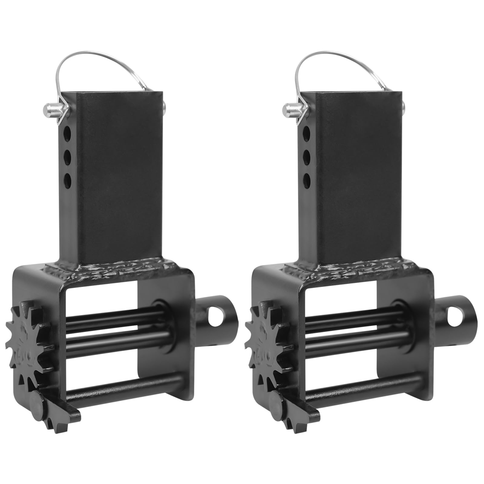2Pcs Trailer Stake Pocket Winch Heavy Duty Flatbed Flatbed Tool W/ Standard Bar - Picture 13 of 14