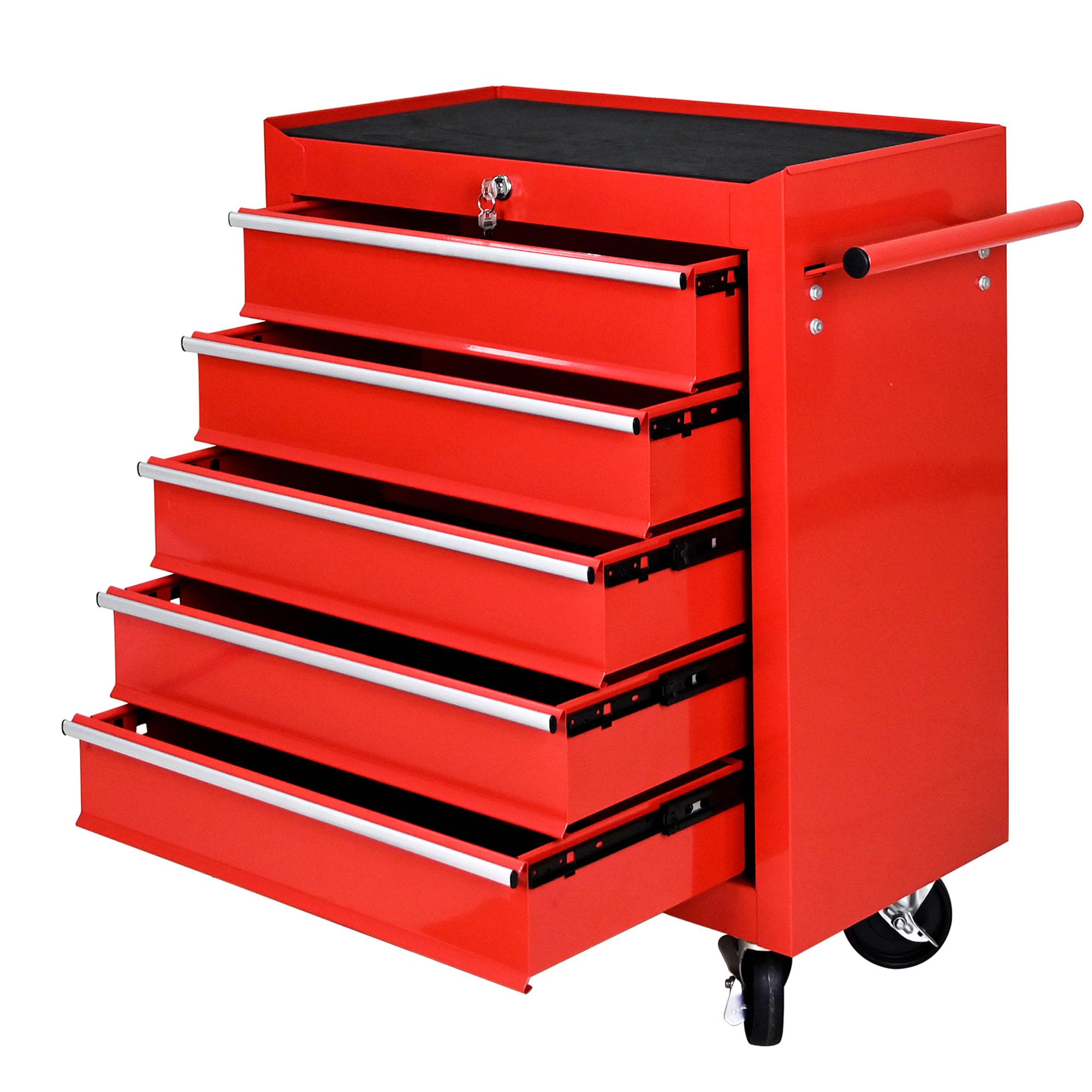 5 Drawers Tool Cart on Wheel Rolling Tool Chest Tool Storage for Garage Workshop - Picture 14 of 15
