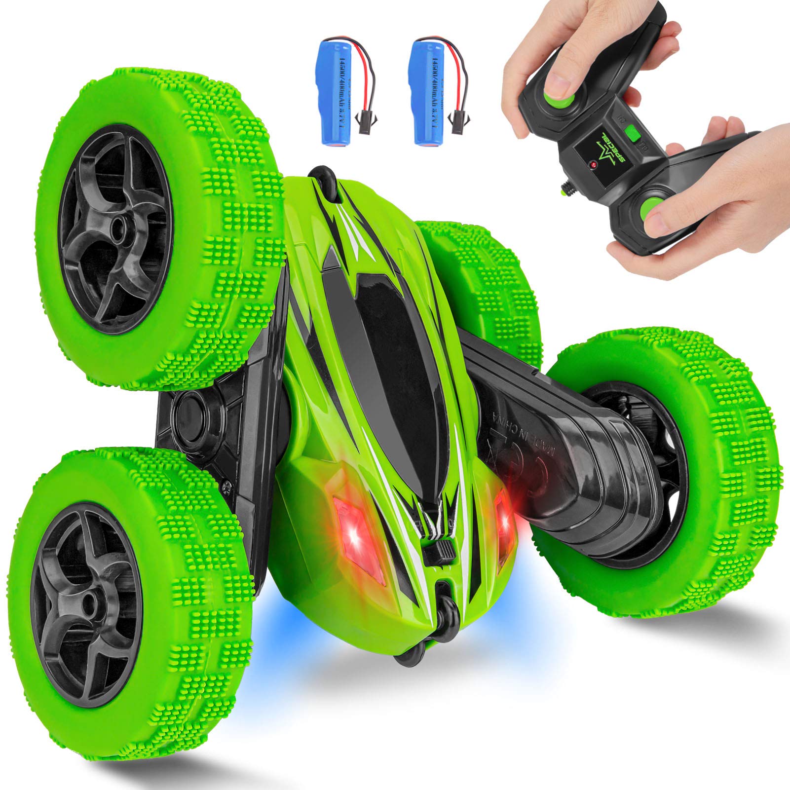 Remote Control Car RC Stunt 2.4Ghz Car for Kid Double Sided 360&deg; Rotating RC Car