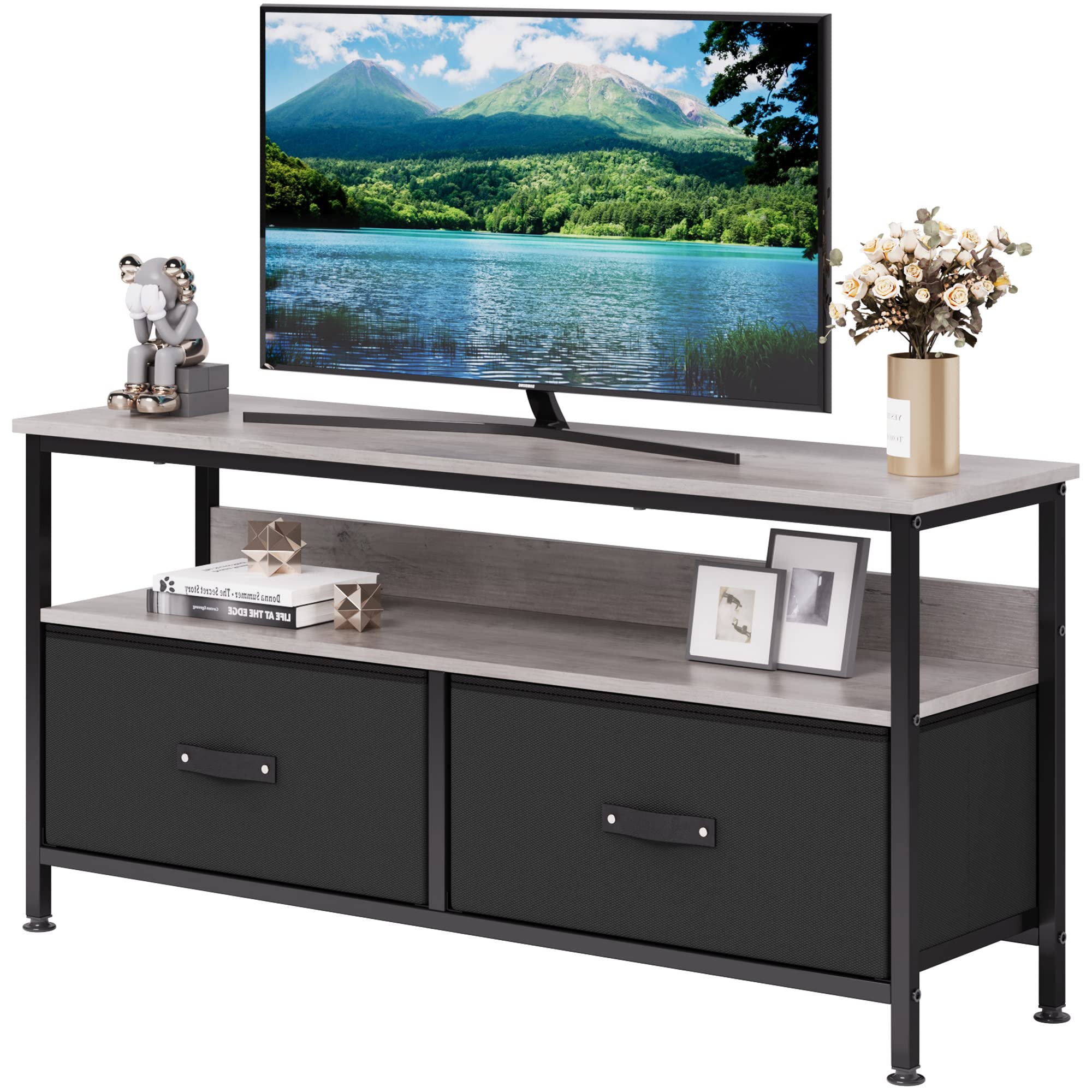 Dresser TV Stand, Entertainment Center with Storage, 50 Inch TV Stand