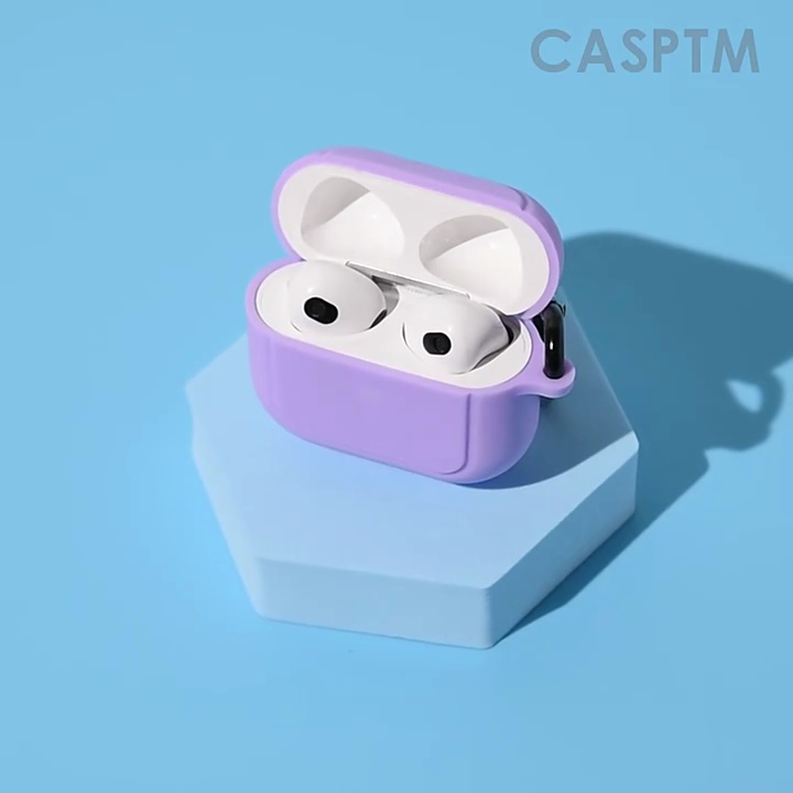 Xách Tay Tai nghe không dây silicon mềm trường hợp công suất lớn bảo vệ Bìa lưu trữ Pouch Tương thích cho AirPod 3rd Gen